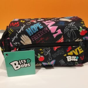 Portatodo triple con solapa grafoplas bits & bobs, colección love
